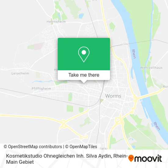 Карта Kosmetikstudio Ohnegleichen Inh. Silva Aydin