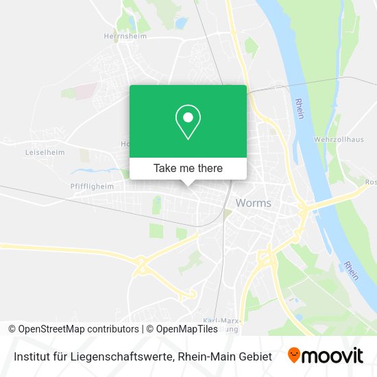 Карта Institut für Liegenschaftswerte