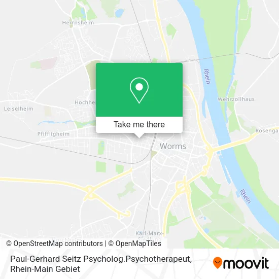 Карта Paul-Gerhard Seitz Psycholog.Psychotherapeut