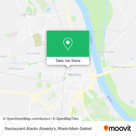 Карта Restaurant Aladin Already's