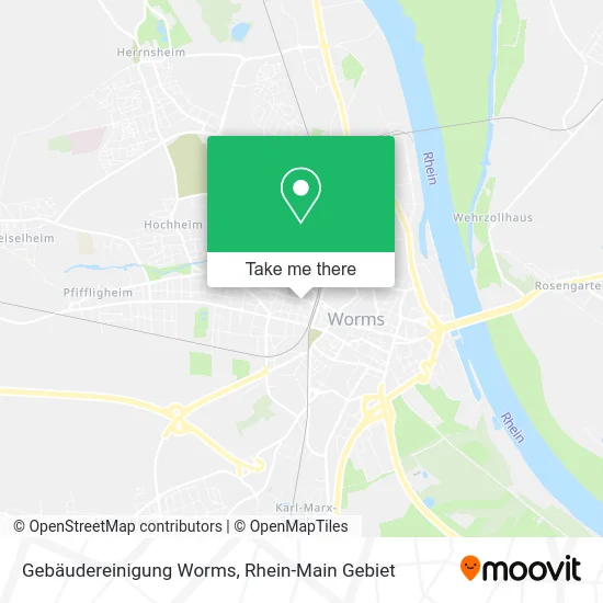 Карта Gebäudereinigung Worms
