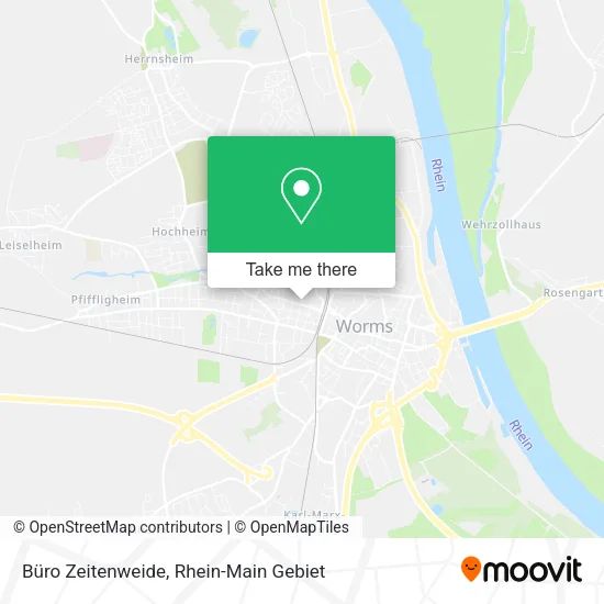 Карта Büro Zeitenweide