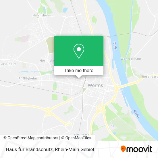 Карта Haus für Brandschutz