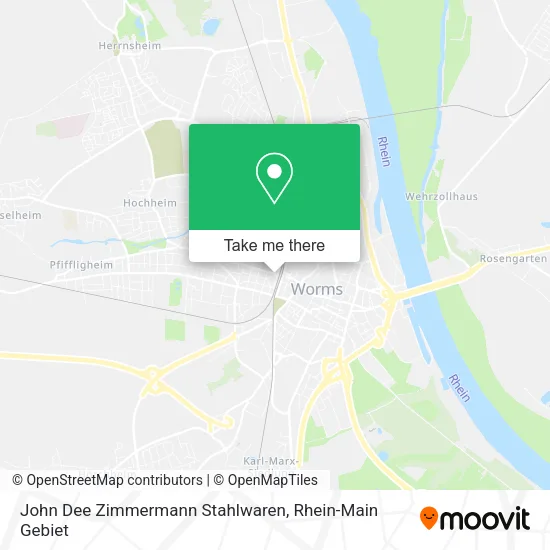 Карта John Dee Zimmermann Stahlwaren