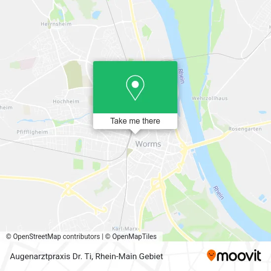 Карта Augenarztpraxis Dr. Ti