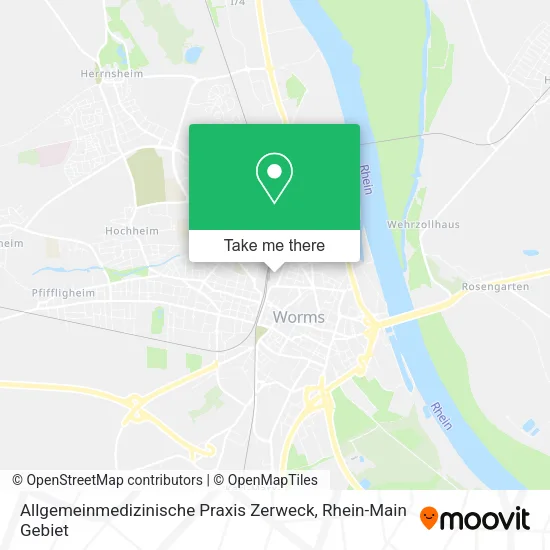Карта Allgemeinmedizinische Praxis Zerweck