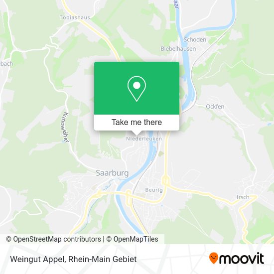 Карта Weingut Appel