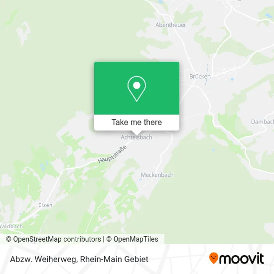 Abzw. Weiherweg map