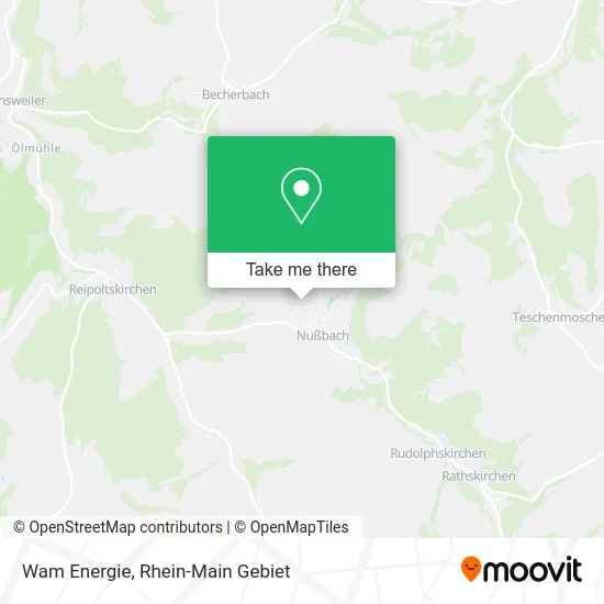 Карта Wam Energie
