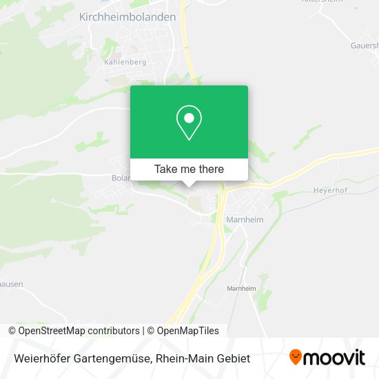 Карта Weierhöfer Gartengemüse