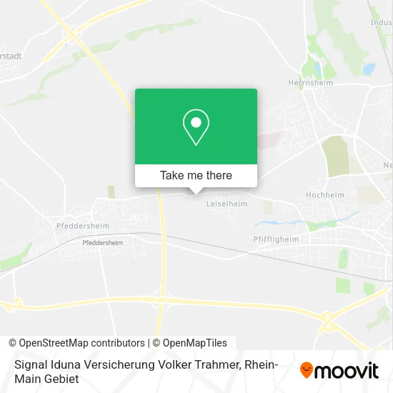 Карта Signal Iduna Versicherung Volker Trahmer