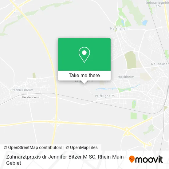 Карта Zahnarztpraxis dr Jennifer Bitzer M SC