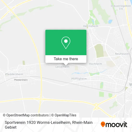 Карта Sportverein 1920 Worms-Leiselheim