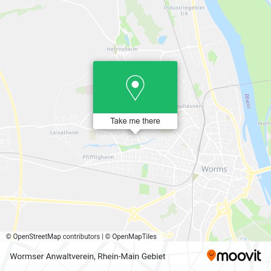 Карта Wormser Anwaltverein