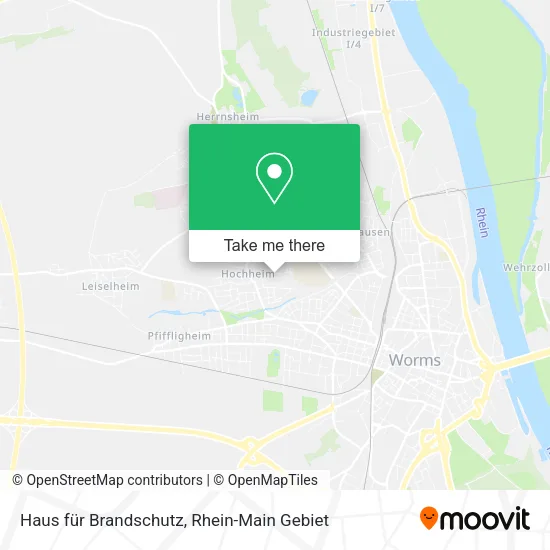 Карта Haus für Brandschutz