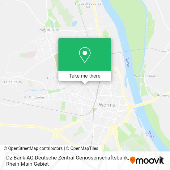 Карта Dz Bank AG Deutsche Zentral Genossenschaftsbank