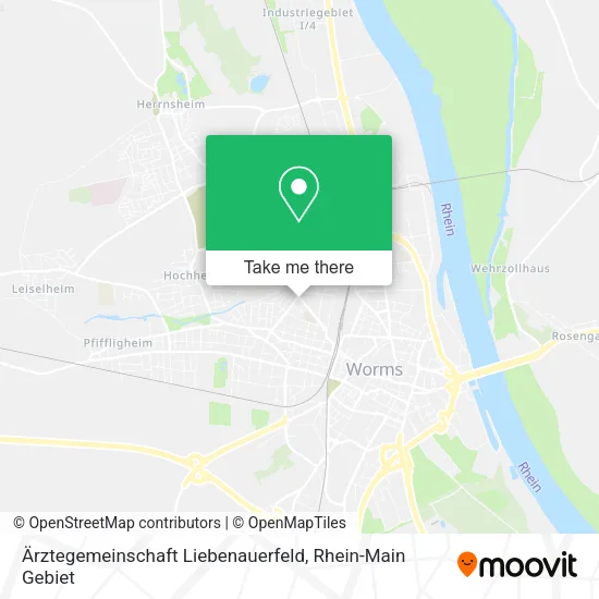 Карта Ärztegemeinschaft Liebenauerfeld