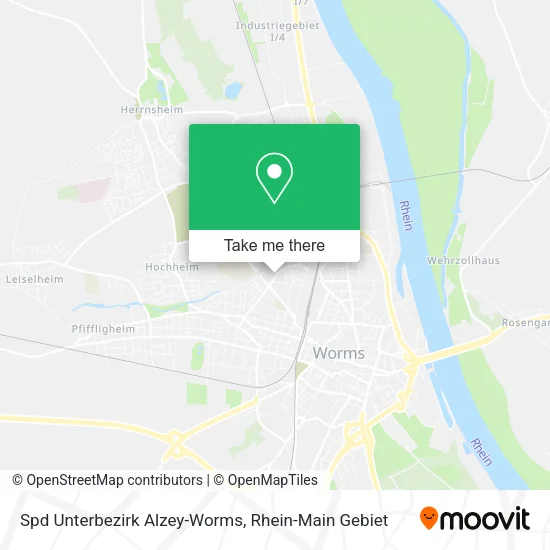 Карта Spd Unterbezirk Alzey-Worms