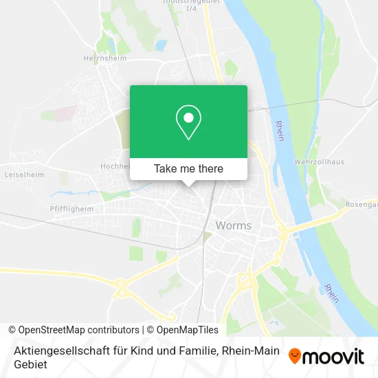 Карта Aktiengesellschaft für Kind und Familie
