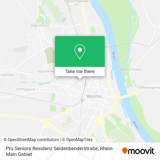 Карта Pro Seniore Residenz Seidenbenderstraße