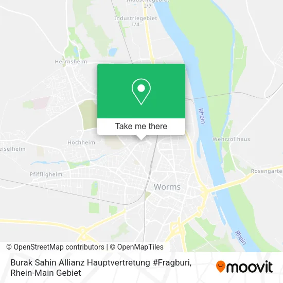 Карта Burak Sahin Allianz Hauptvertretung #Fragburi