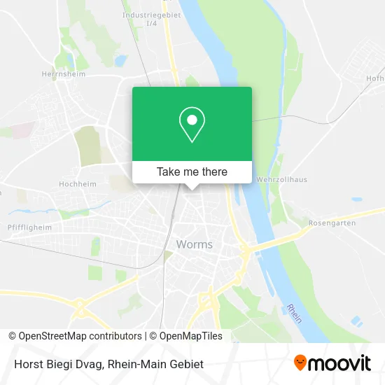 Карта Horst Biegi Dvag