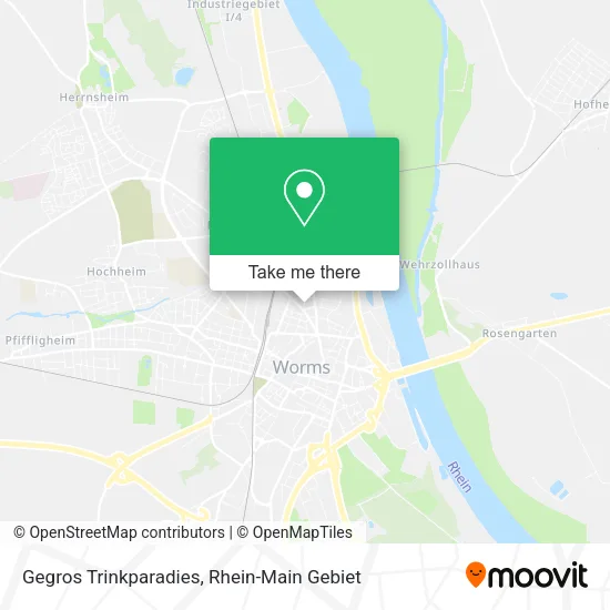 Карта Gegros Trinkparadies