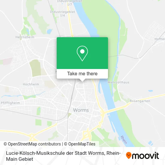 Карта Lucie-Kölsch-Musikschule der Stadt Worms