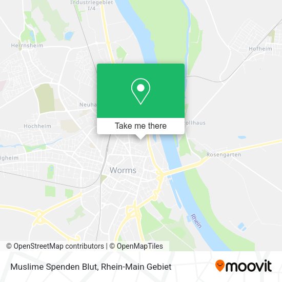 Карта Muslime Spenden Blut