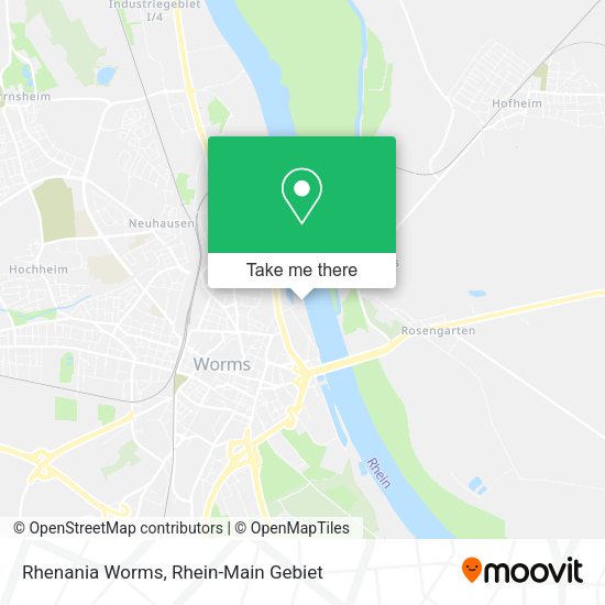 Карта Rhenania Worms