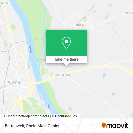 Карта Bettenwelt