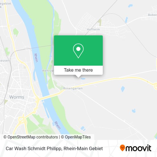 Карта Car Wash Schmidt Philipp