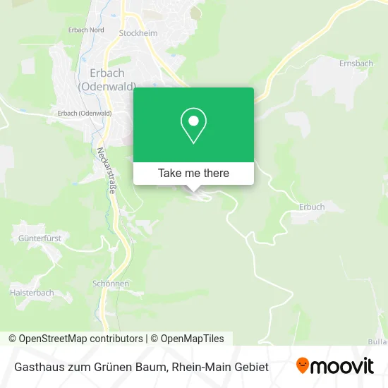 Карта Gasthaus zum Grünen Baum