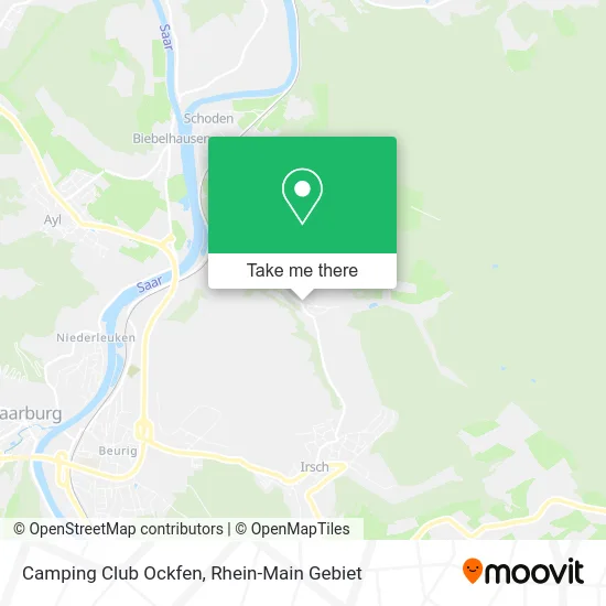 Карта Camping Club Ockfen