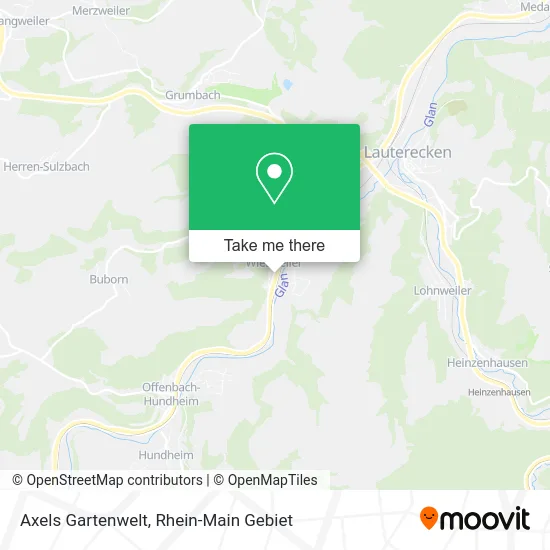 Карта Axels Gartenwelt
