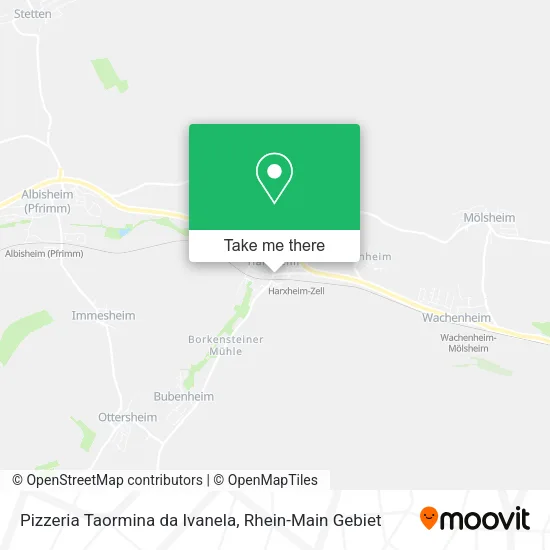 Карта Pizzeria Taormina da Ivanela