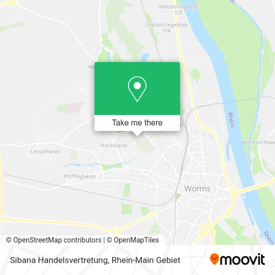 Карта Sibana Handelsvertretung