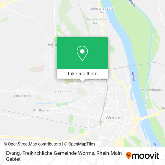Карта Evang.-Freikirchliche Gemeinde Worms