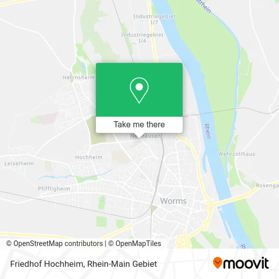 Friedhof Hochheim map