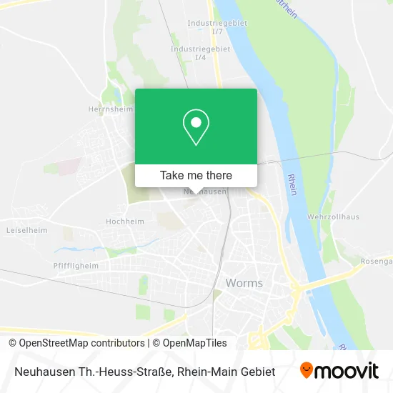 Карта Neuhausen Th.-Heuss-Straße