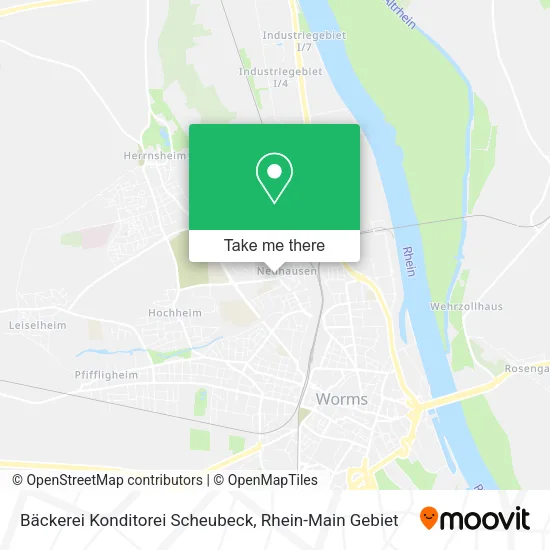 Карта Bäckerei Konditorei Scheubeck