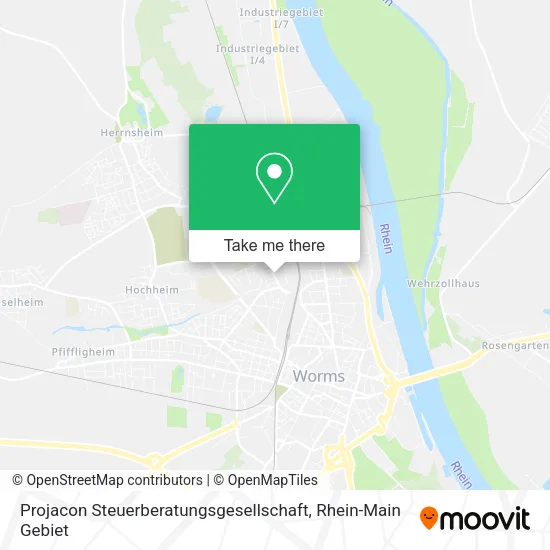 Карта Projacon Steuerberatungsgesellschaft