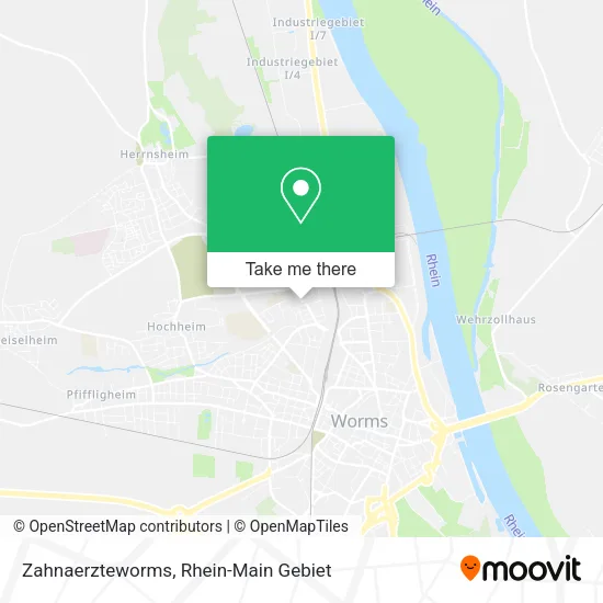 Карта Zahnaerzteworms