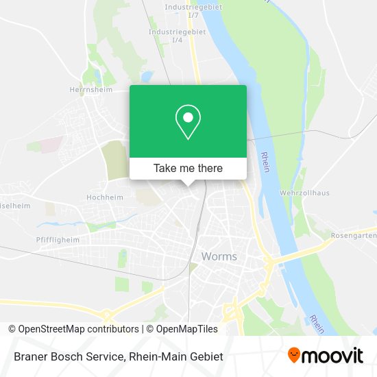 Карта Braner Bosch Service