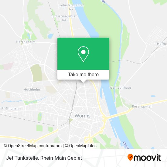 Карта Jet Tankstelle