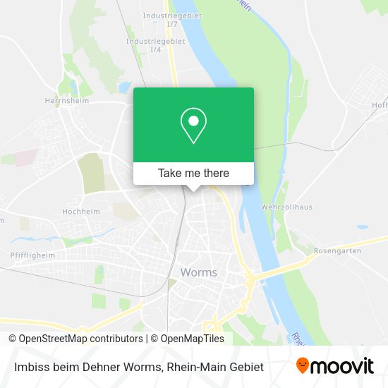 Карта Imbiss beim Dehner Worms