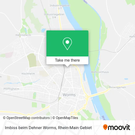 Карта Imbiss beim Dehner Worms