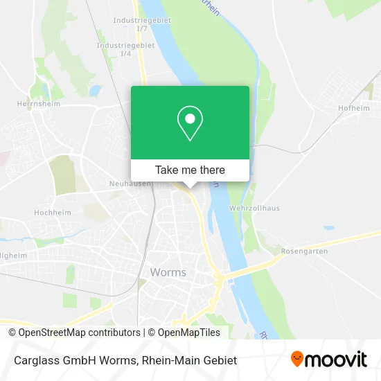 Карта Carglass GmbH Worms