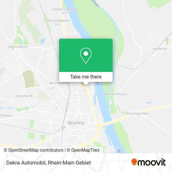 Карта Dekra Automobil