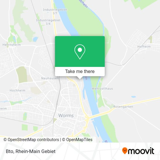 Карта Bto
